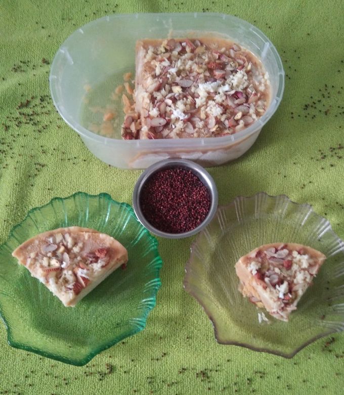 A picture of Millet Ice cream 🍦🍦🍦🍦.