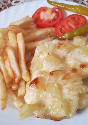 Ananászos csirkemell recept fotója