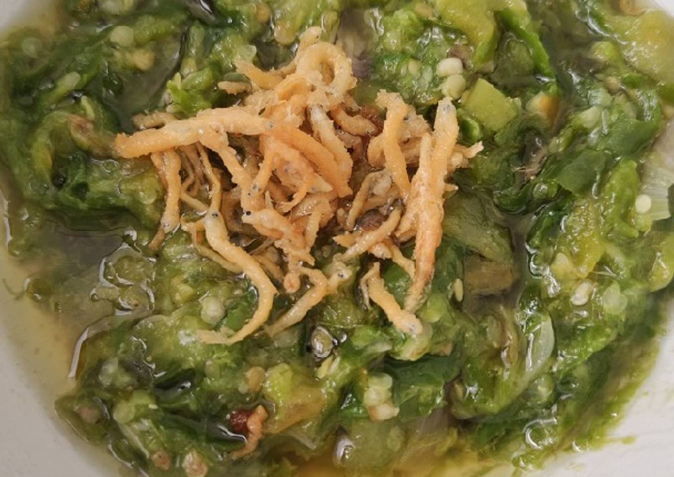 Sambel ijo ala nasi Padang