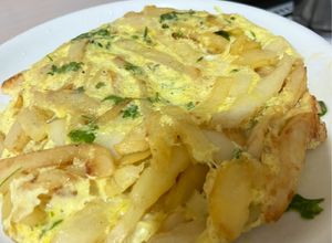 Une photo de Frites omelettes algérienne