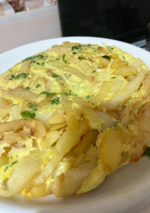 Une photo de Frites omelettes algérienne