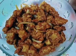 Foto resep Ayam Goreng Saus BBQ