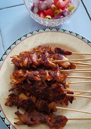 Foto resep EAT CLEAN Day 6 (sate jamur)
