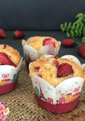 Foto resep Strawberry Muffin