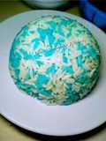 White n blue basmati rice
