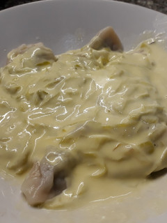 Una foto de Salsa de puerro
