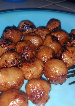 Foto resep Pentol bakar teflon pedas ala Ika😋