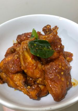 Foto resep Sayap ayam sauce pedas