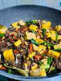 Tumis tahu mix daging giling