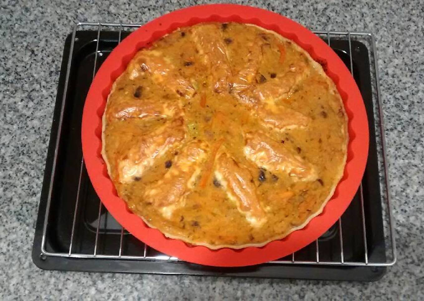 Tarta de calabaza y sobras