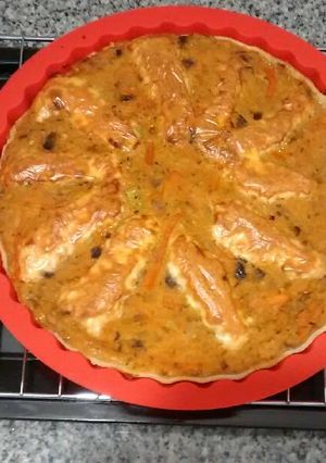 Una foto de Tarta de calabaza y sobras