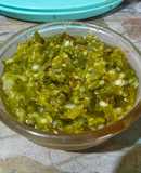 Sambal ijo (hijau) ala masakan Padang