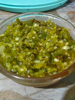 Foto resep Sambal ijo (hijau) ala masakan Padang