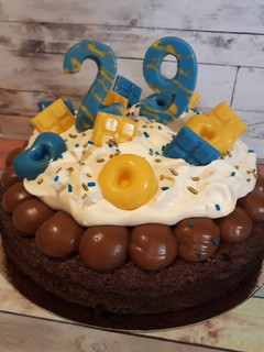 Una foto de Torta brownie en molde de 24/26 cm