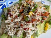 A picture of roasted corn salad