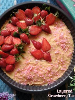 Foto resep 186. Layered Strawberry Tart