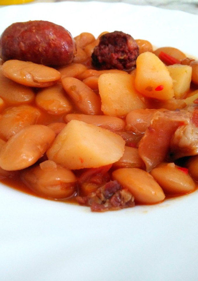 Una foto de Fabada de judiones con jamón