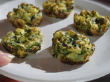 Bocaditos de papas, brócoli y maizena