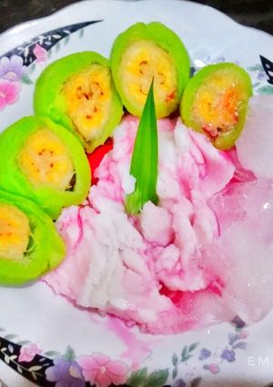 Foto resep Es pisang ijo