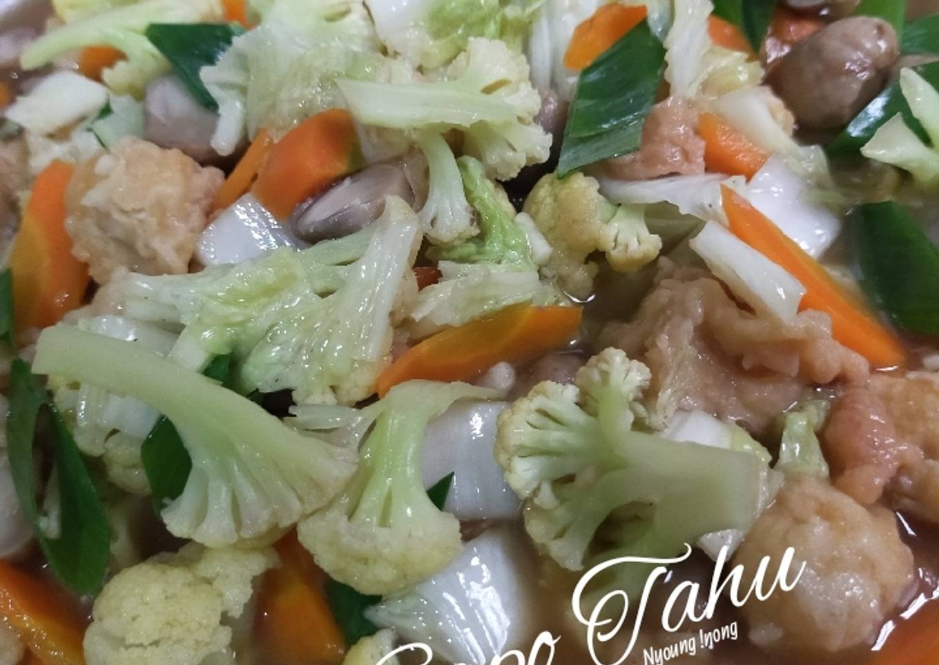 Sapo Tahu Saus Tiram
