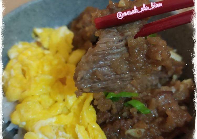 Resep Mongolian Beef Rice Bowl Yang Lezat
