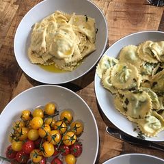A picture of Ravioli - Spinach and Ricotta.