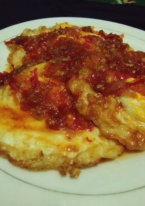 Foto resep Telur ceplok sambal bawang