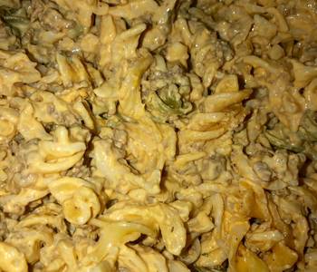 Ultimate Cooking Recipe Cheesy beefy ranch pasta Restaurant Style