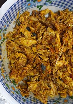 Foto resep Tongkol suwir bumbu kuning