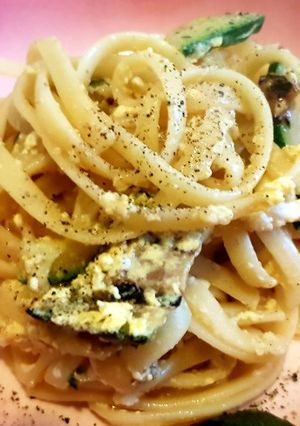 Foto di Carbonara di zucchine post corsa