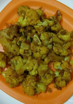 A picture of Gobi bhaja.