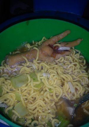 Foto resep Mie kuah saus tiram