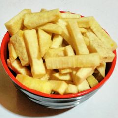 A picture of Yam chips.
