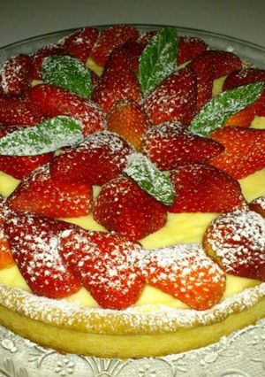 Une photo de Tarte aux fraises 🍓