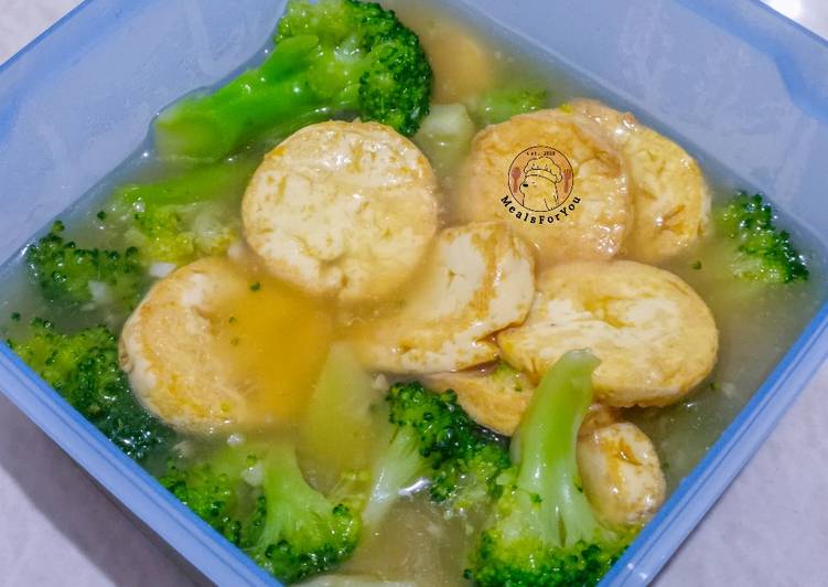 Langkah Mudah untuk Membuat Brokoli Tofu Saus Tiram - Resep Anak Kost Anti Gagal