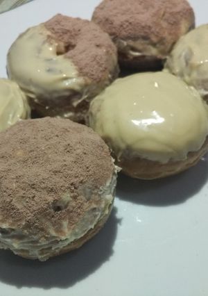 Foto resep Donat kentang Milo Tiramissu lembut sampai 24jam