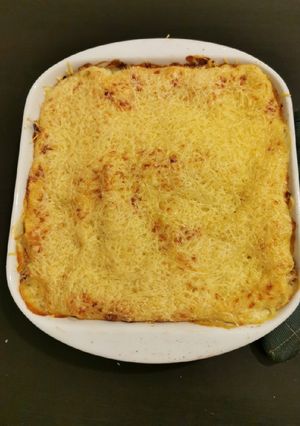 Une photo de Lasagne poireaux champignons
