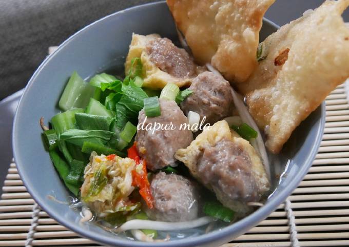 Resep Bakso Malang Homemade Oleh Dapur Mala Cookpad