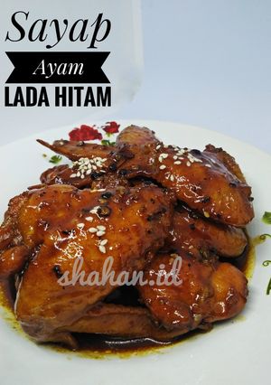 Foto resep Sayap ayam bumbu lada hitam