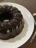 Triple Choco Pudding with Choco Rum Sauce
