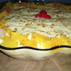 A picture of Fruit Custard Trifle Recipe.