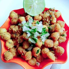A picture of Dhaba style chana fry.