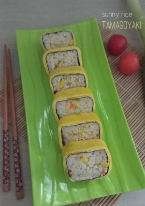 Sunny Rice Resep Sunny Rice Tamagoyaki oleh Dina Yuandha - Cookpad