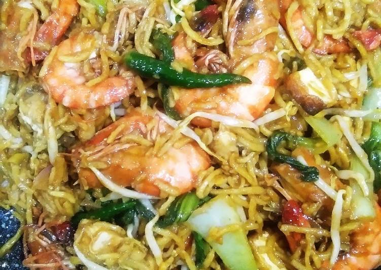 Langkah Mudah Buat Mee Goreng Tom Yam #Perak yang Yummy