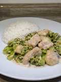 Pollo con Brócoli a la Crema