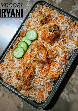 A picture of Tandoori biryani.