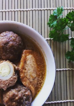 Foto resep Semur bola daging telor puyuh