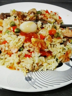 Una foto de Arroz mixto