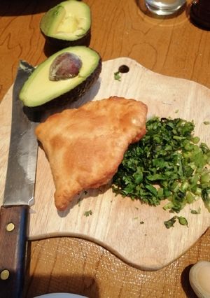 Una foto de Empanadas de camarón