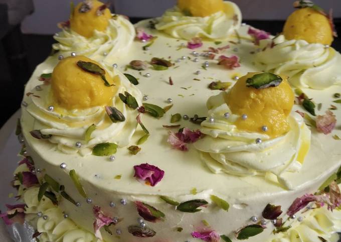 Recipe of Super Quick Rasmalai cake